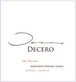 Finca Decero - Malbec Mendoza Remolinos Vineyard 2018