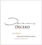 Finca Decero - Malbec Mendoza Remolinos Vineyard 2019