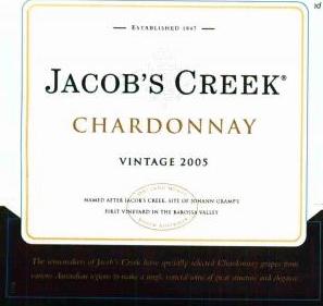 Jacobs Creek - Chardonnay South Eastern Australia